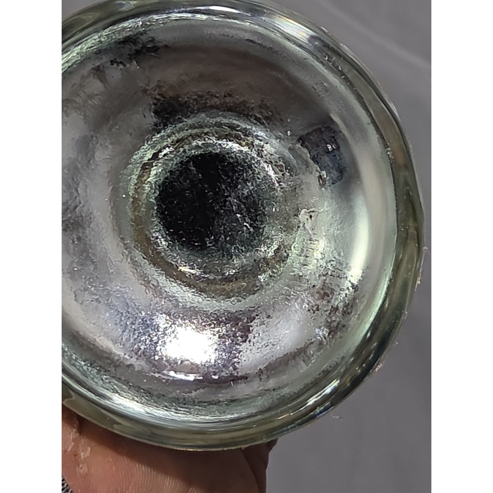 Handblown Twisted Stem Glass Decor Gold Base 13" Fast Shipping Excellent Con - Picture 4 of 4
